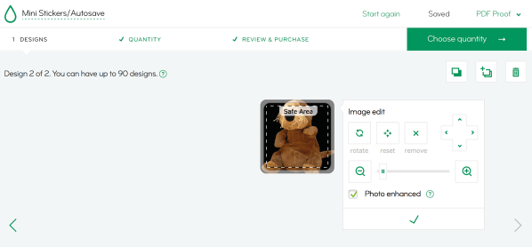 Moo com sticker build