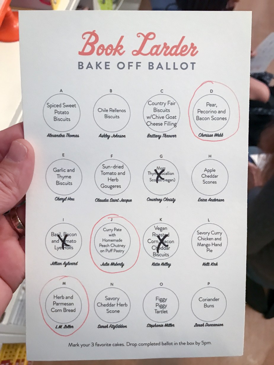 Bakeoff Ballot